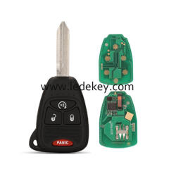 #1 Chrysler Jeep Dodge RAM 3+1 button remote key 433Mhz ID46-PCF7941 chip FCCID: OHT692427AA-OHT692713AA