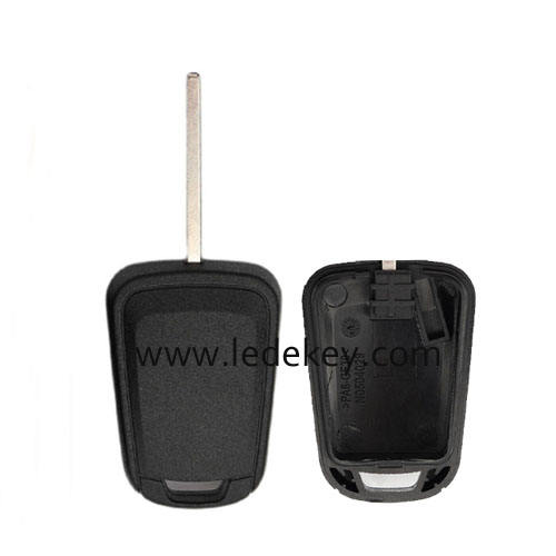 Opel transponder key shell with HU100 blade