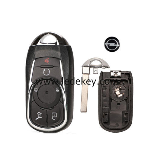 Opel 6 button smart key shell