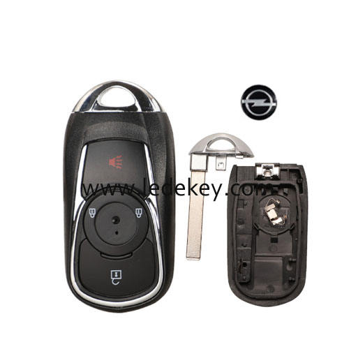 Opel 4 button smart key shell