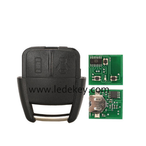 Opel 2 Button  Remote Key   433Mhz OP4 for Opel Astra Omega 2001-2008