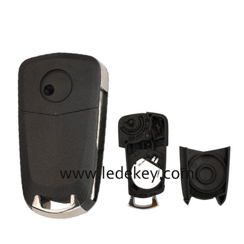Opel 2 button Folding  Flip Remote Key Shell with Left blade