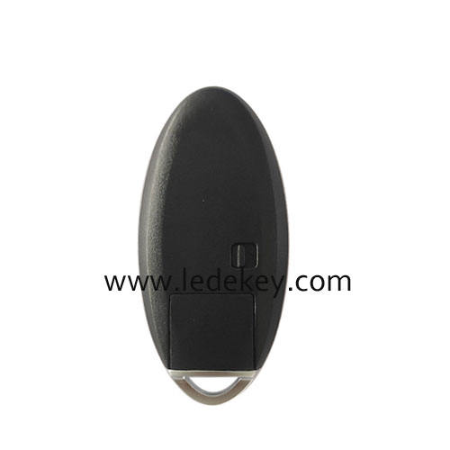 Infiniti 4 button SUV smart key shell with Right battery clamp No logo