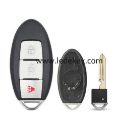 Infinit 2+1 button smart key shell with Middle battery clamp No logo