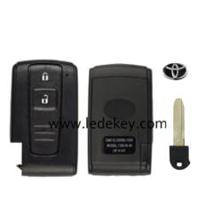Toyota 2 button smart key shell with blade and logo
