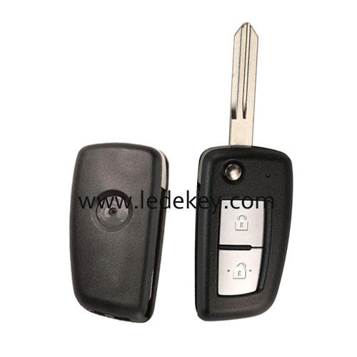 Nissan X-Trail 2 Button Flip Remote Key with 433MHz 4A-PCF7961M Chip FCC: TWB1G767