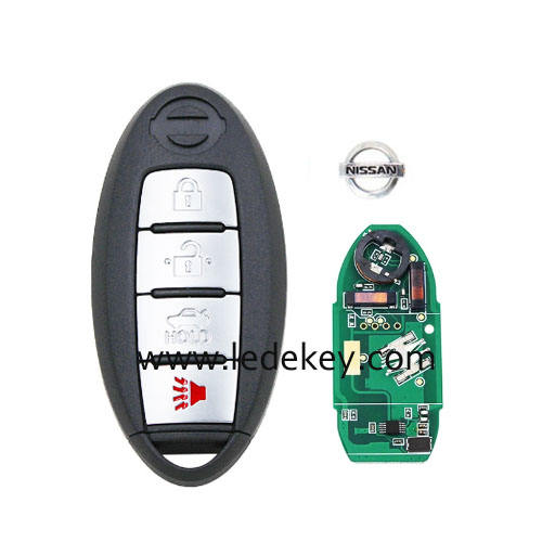 Nissan Altima Teana Sentra Maxima 2013-2015 4 Button smart key card with 433MHz ID47 Chip FCCID:S180144018