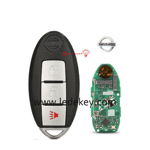Nissan Kicks S Rogue Sport 2018 2019+ 3 Button smart key card with 433MHz 4A Chip FCCID: KR5TXN1 P/N: S180144502
