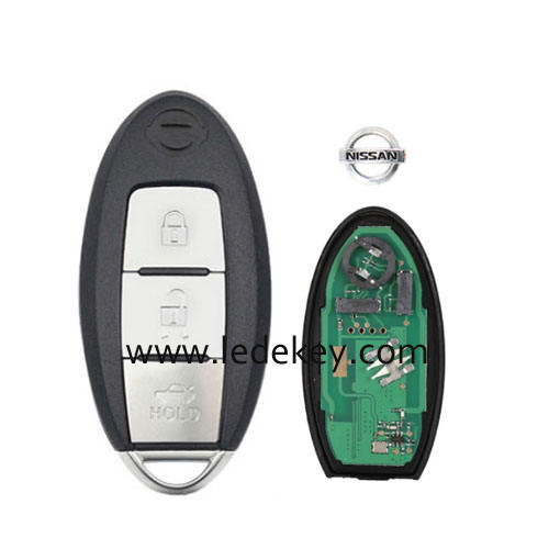 Nissan Bulebird SYLPHY Versa Lannia Sentra NV200 after 2016+ 3 Button smart key card with 433MHz ID46-Pcf7952 Chip FCC: TWB1G694