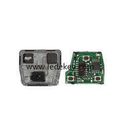 Toyota 3 button remote key with TOY47 blade with logo 315Mhz 4C chip FCC ID : HYQ12BBT