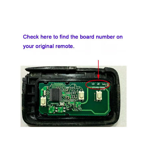 Toyota 3 button Smart Key 314Mhz P1 D4 4D-67 Chip FCCID :HYQ14ACX Board # 271451-5290 For Toyota Prius Rav4 Highlander Land Cruiser 2007+