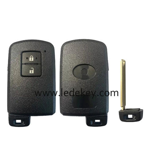 Toyota 2 button Smart Key 433Mhz P1 88 DST-AES  Chip For Toyota Yaris Auris   P/N: 89904-0D130 Model: BA7EQ Keyless Go