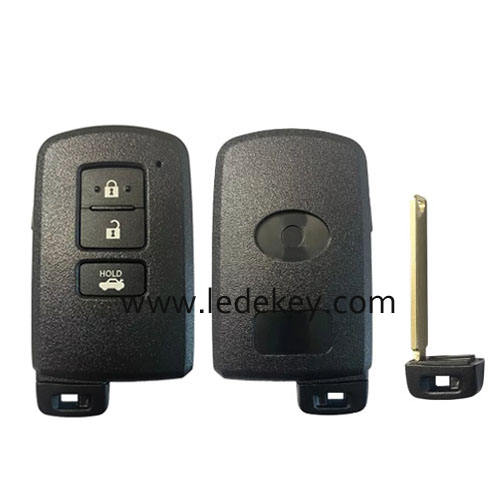 Toyota 3 button  Smart Key 433Mhz First Page88 chip For Toyota Auris Rav 4  P/N: 89904-33501 Model BA9EQ Keyless Go