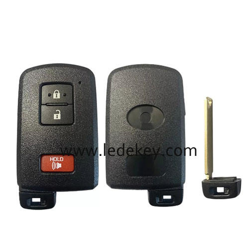 Toyota 3 button Smart Key 433Mhz P1 A8 DST-AES chip For Toyota Land Cruiser  P/N: 89904-60E10 Model BH1EK Keyless Go