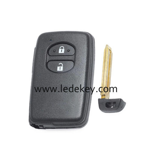 Toyota 2 button Smart Key FSK 433Mhz For Toyota Corolla Prius IQ Vitz Ractis Aqua Board ID:F433