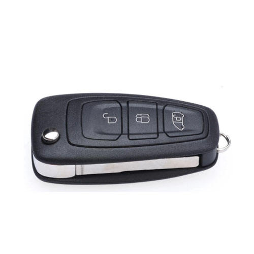 Ford 3 button flip remote key with 433Mhz 4D83 chip (FCC:BK2T-15K601-AA/AB/AC) for Ford Transit Transit Custom 2014 2015 2016