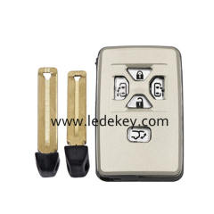 Toyota 5 button Smart Key 312Mhz ID71 chip For Toyota Alphard Estima Vellfire Board# 271451-0500 Keyless-Go