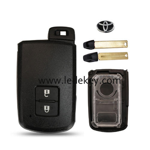 Toyota 2 button smart key shell with blade