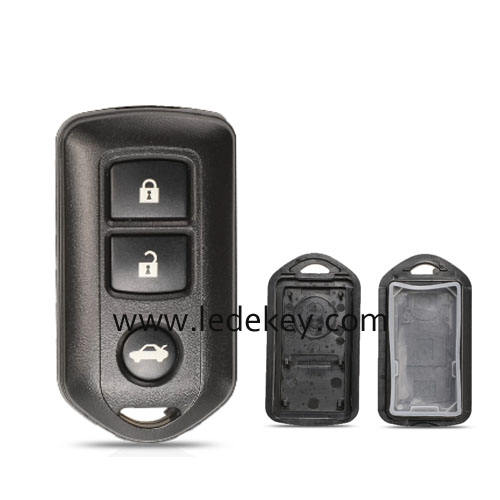 Toyota 3 button remote key shell