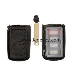 Toyota 2+1 button smart key shell with blade