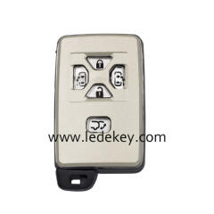 Toyota 5 button smart key shell with blade