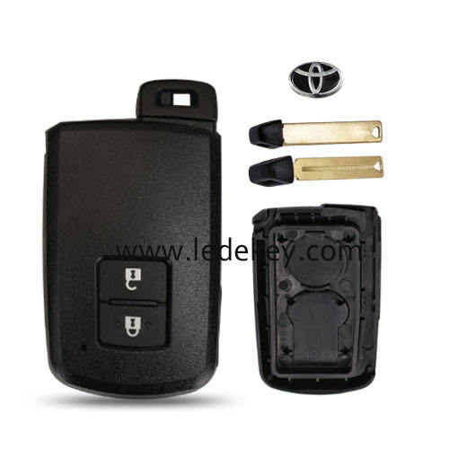 Toyota 2 button smart key shell with blade