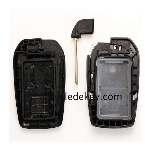 Toyota 3 button SUV smart key shell with blade(KD/K518/VVDI smart key)