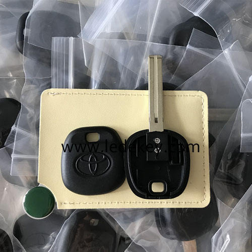 Toyota transponder key shell with TOY48 blade and with logo