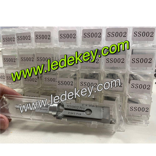 LISHI Tools SS002 PRO Cerradura SGroove Lockping Door Lock Tool 2 in 1