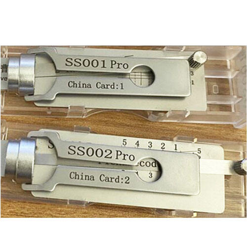 LISHI Tools SS002 PRO Cerradura S-Groove Lockping Door Lock Tool 2 in 1 Pick for fire-proof door Residential Lock