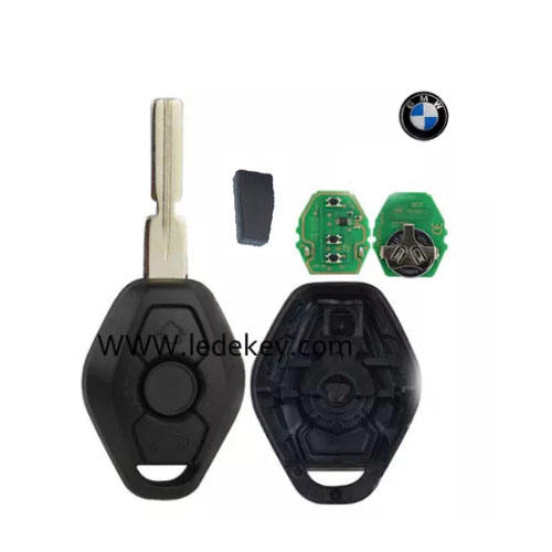 BMW EWS Systerm  3 button remote key with 4 track blade with 315MHZ aftermarket 7935 chip