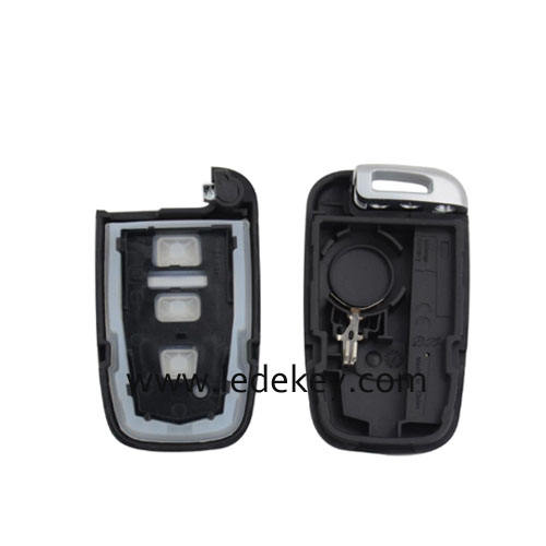 Kia 4 button smart key shell with Left Blade