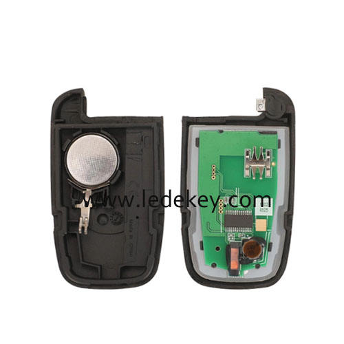 Kia 3 button smart remote key Middle Right Blade 433Mhz ID46-PCF7952 chip (FCC ID : SY5HMFNA04 )