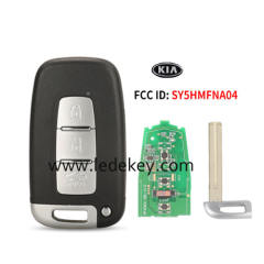 Kia 3 button smart remote key Middle Blade 315Mhz ID46-PCF7952 chip (FCC ID : SY5HMFNA04 )
