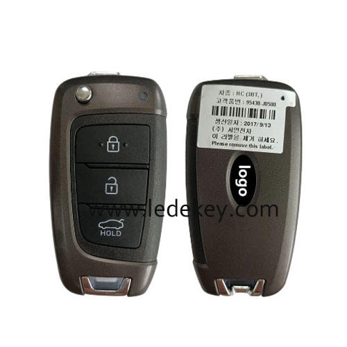 Original Hyundai 3 Button Smart Remote Key For 2018 2019 Hyundai Accent 433MHz  FCCID Number 95430-J0500 95430-H5500 95430-H5600 Universal