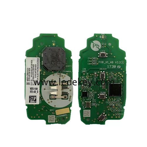 Original Genuine Hyundai 4 Button Smart Key For Hyundai Elantra GT 2018-2020 Remote 433MHz 8A Chip PN Number 95440-G3000 FCCID Number NYOSYEC4FOB1608