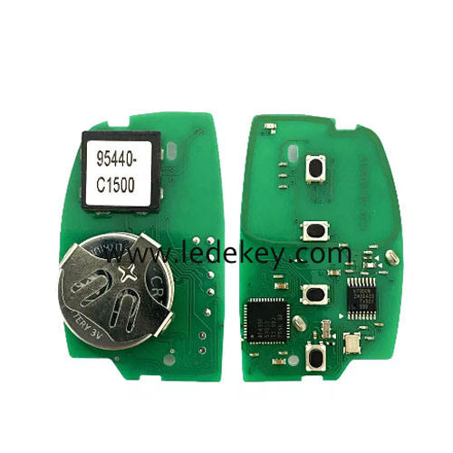 Aftermarket 4 Button Smart Key For Hyundai Sonata 2015-2019 Remote 434MHz 8A Chip FCC CQOFD00120 P/N 95440-C1500