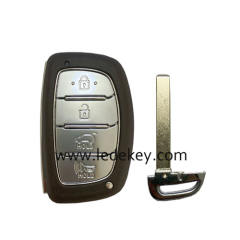 Original Hyundai 4 Button Smart Key For Hyundai I20 i20 2021 2022 Remote 433MHz  FCCID Number 95440-T7100