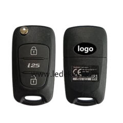 Original 2 Button Remote Key For Hyundai I25 2010+ Flip Remote 433MHz PCF7936 Chip FCCID Number HM-T030
