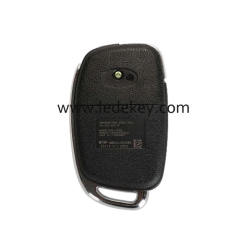 Original 3 Button Flip Remote Key For Hyundai Verna Remote 433MHz 4D60 Chip FCCID Number RKE-4F30 2015DJ2837