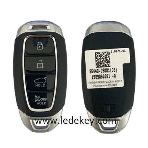 Aftermarket Hyundai 4 Button Smart Key For Hyundai Kona 2020 Remote 433MHz  FCCID Number 95440-J9001