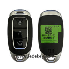 Aftermarket Hyundai 3 Button Smart Key For Hyundai Kona 2020+ Remote 433MHz  FCCID Number 95440-J9101
