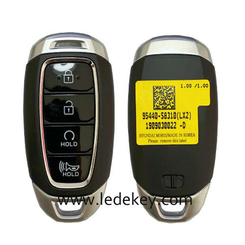 Aftermarket Hyundai 4 Button Smart Key For Hyundai Palisade 2020-2021 Remote 433MHz  FCCID Number 95440-S8310 PN number TQ8-FOB-4F19