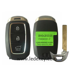 Aftermarket Hyundai 3 Button Smart Key For Hyundai Kona 2017+ Remote 433MHz ID47 chip FCCID Number 95440-J9100