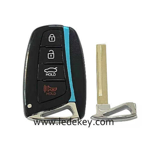 Aftermarket Hyundai 4 Button Smart Key For Hyundai Santa Fe 2013-2018 Remote 315MHz ID46-PCF7952A Chip FCCID Number 95440-4Z200 PN Number SY5DMFNA04