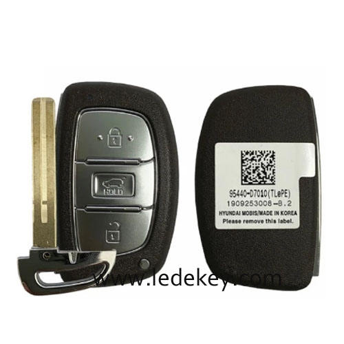 Aftermarket Hyundai 3 Button Smart Key For Hyundai Tucson 2019 2020 Remote 433MHz ID47 chip FCCID Number 95440-D7010