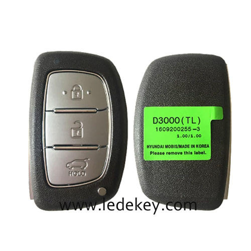 Aftermarket Hyundai 3 Button Smart Key For Hyundai Tucson 2016-2017 Remote 433MHz ID47 chip FCCID Number 95440-D3000