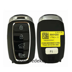 Aftermarket Hyundai 4 Button Smart Key For Hyundai Santa Fe 2018-2021 Proximity Remote 433MHz ID47 chip FCCID Number 95440-S2000 PN Number TQ8-FOB-4F19