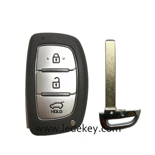 Aftermarket Hyundai 3 Button Smart Key For Hyundai Ioniq Remote 433MHz ID47 chip FCCID Number 95440-G2600