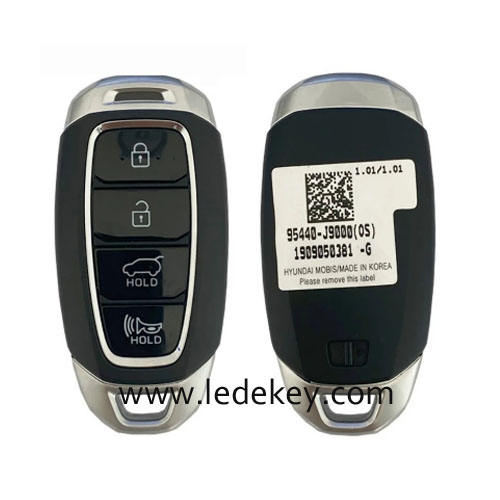 Aftermarket Hyundai 4 Button Smart Key For Hyundai Kona 2018 Remote 433MHz ID47 chip FCCID Number 95440-J9000